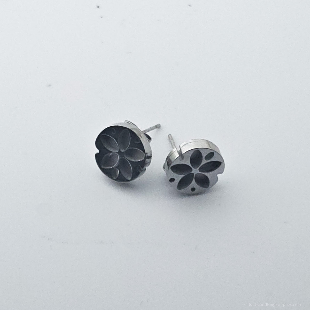 Inlay Earrings - Stainless Steel