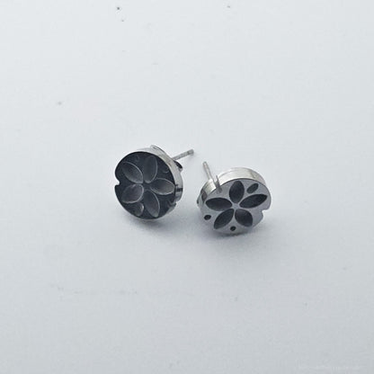 Inlay Earrings - Stainless Steel