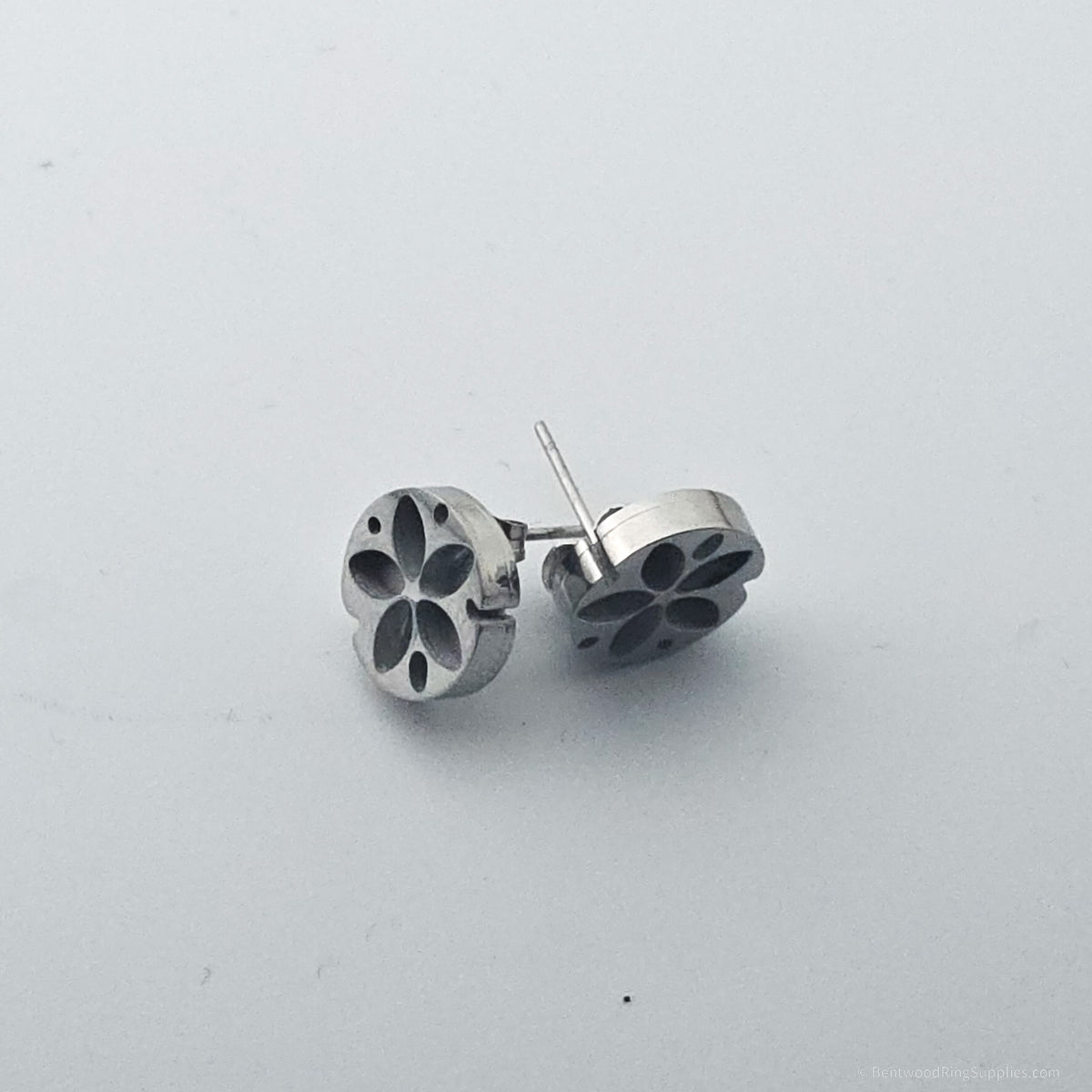 Inlay Earrings - Stainless Steel