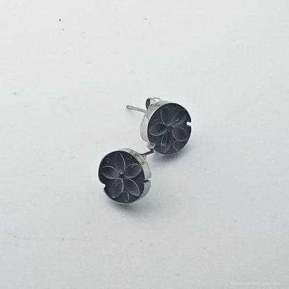 Inlay Earrings - Stainless Steel