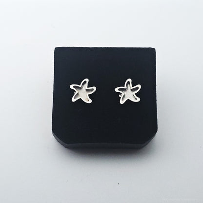 Inlay Earrings - Stainless Steel