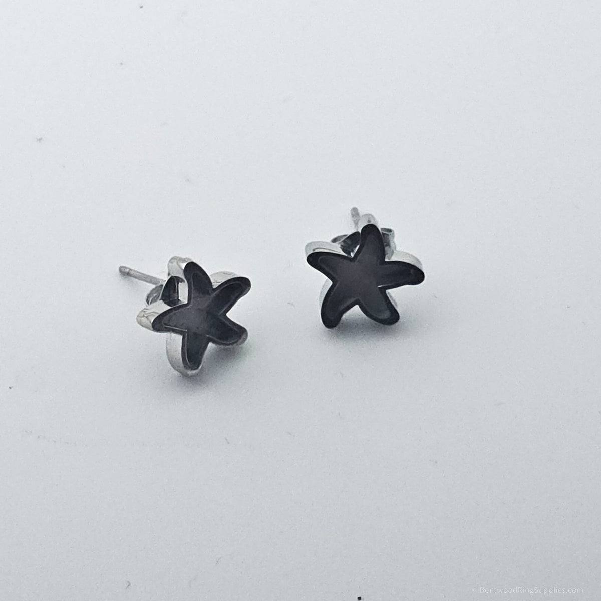 Inlay Earrings - Stainless Steel