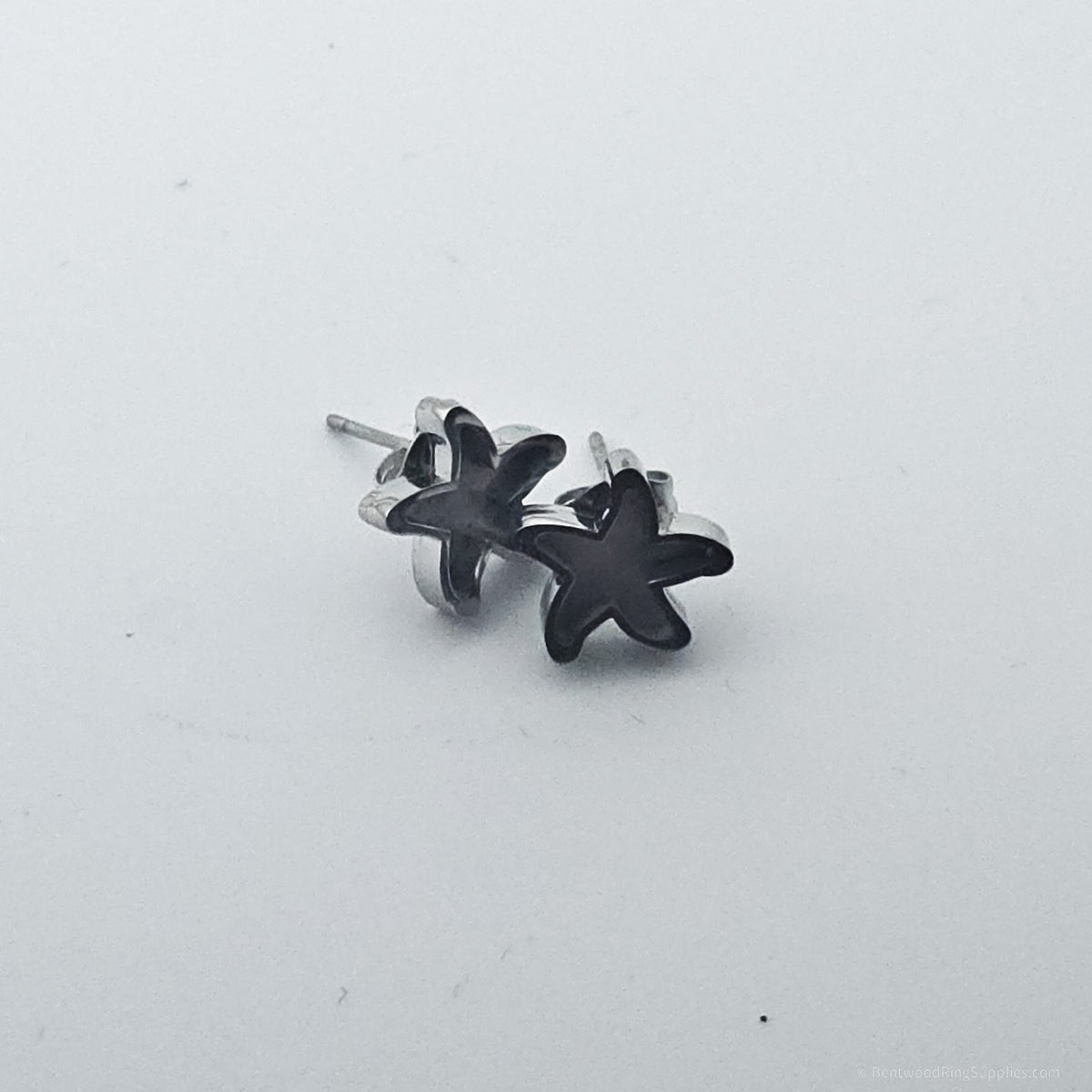 Inlay Earrings - Stainless Steel