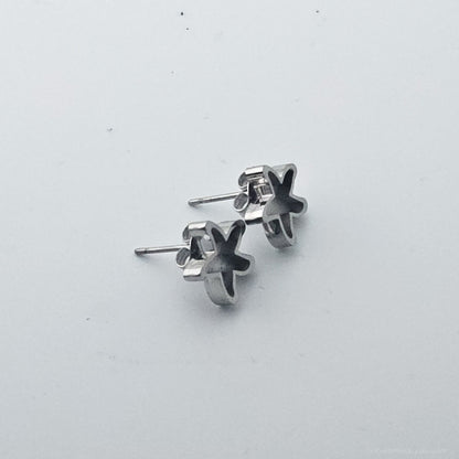 Inlay Earrings - Stainless Steel