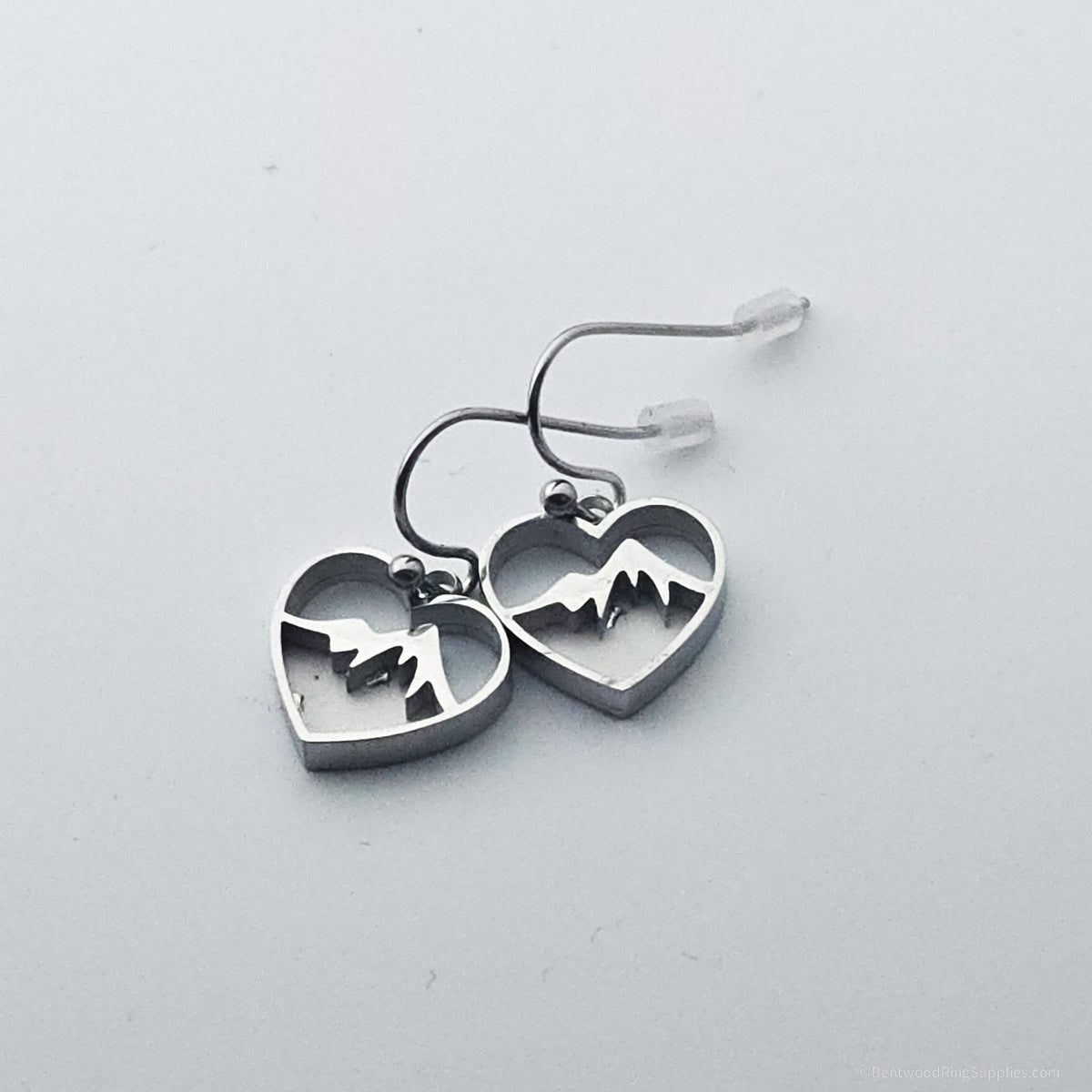 Inlay Earrings - Stainless Steel