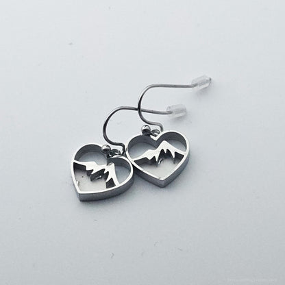 Inlay Earrings - Stainless Steel