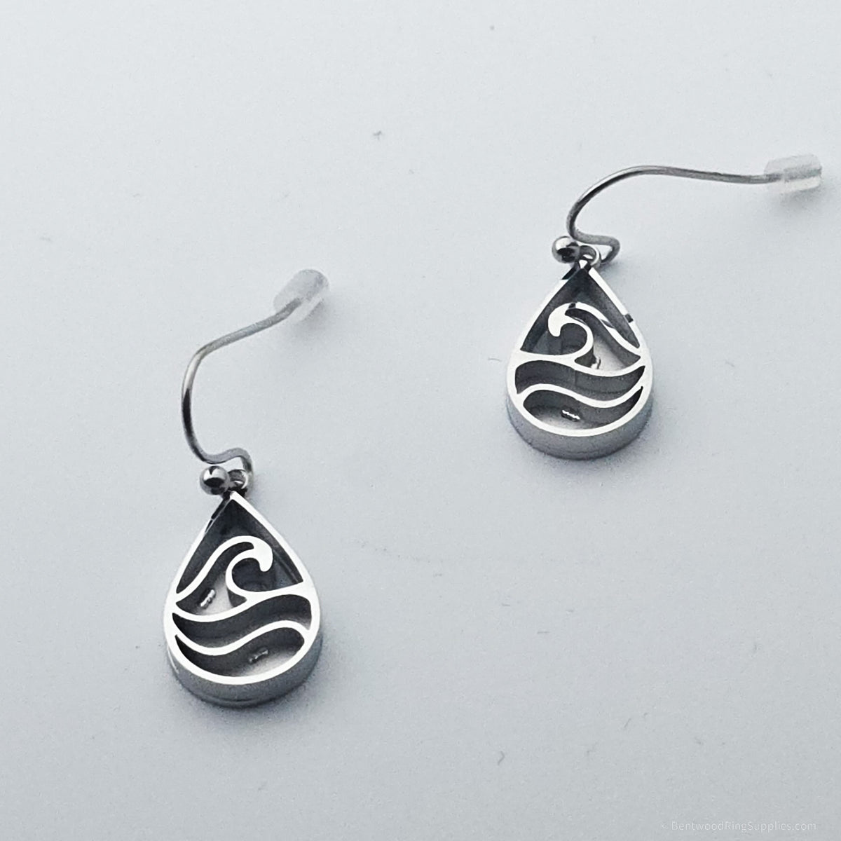 Inlay Earrings - Stainless Steel