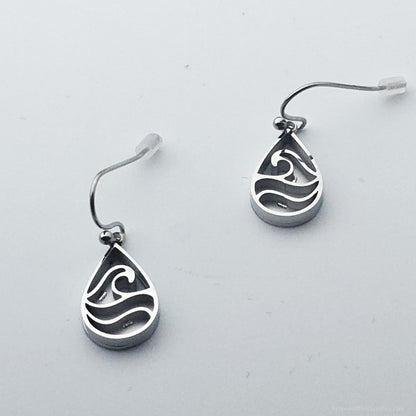 Inlay Earrings - Stainless Steel
