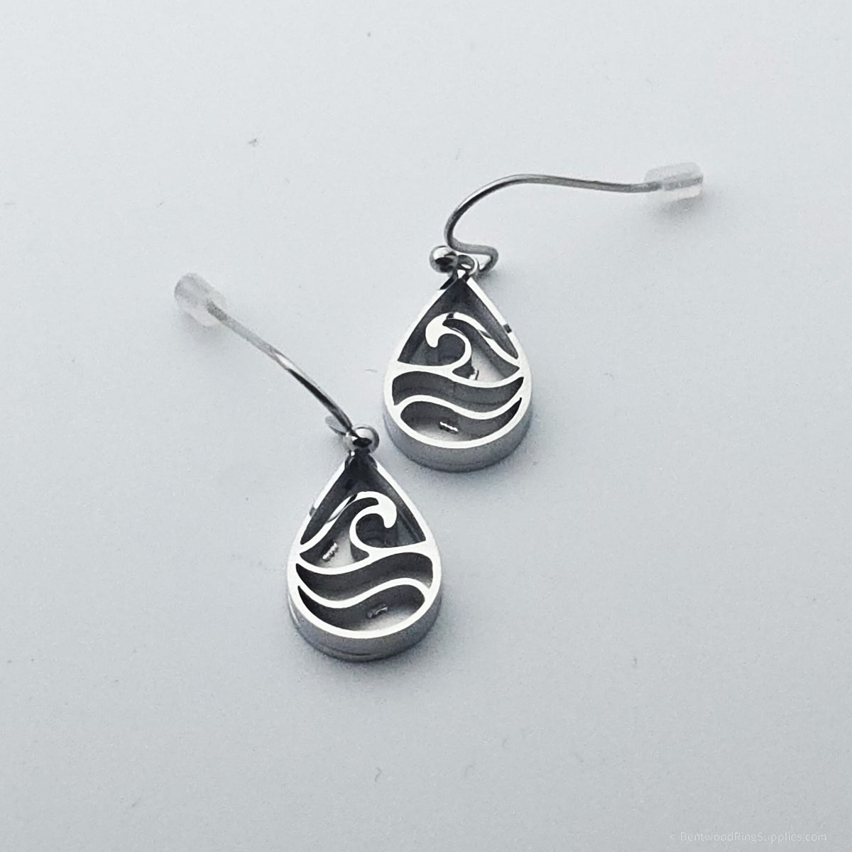 Inlay Earrings - Stainless Steel