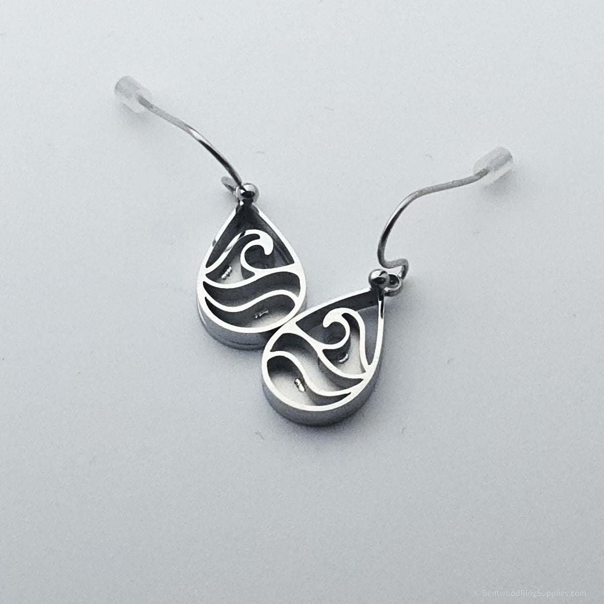 Inlay Earrings - Stainless Steel