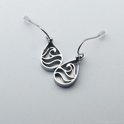 Inlay Earrings - Stainless Steel