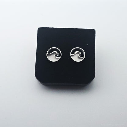 Inlay Earrings - Stainless Steel