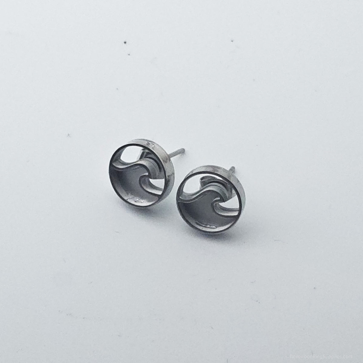 Inlay Earrings - Stainless Steel