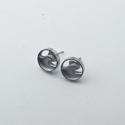 Inlay Earrings - Stainless Steel
