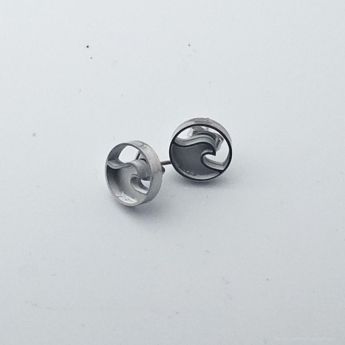 Inlay Earrings - Stainless Steel