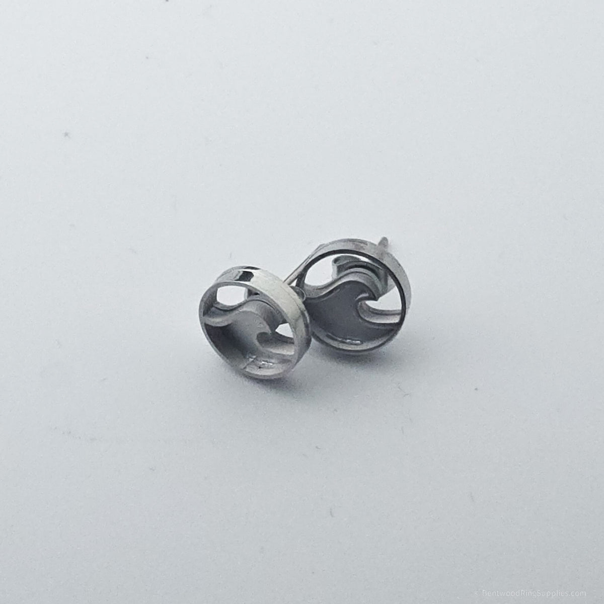 Inlay Earrings - Stainless Steel