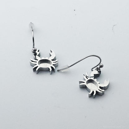 Inlay Earrings - Stainless Steel