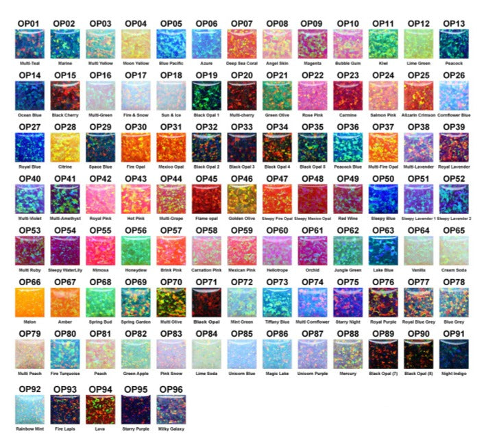 Synthetic Bello Opal - Crushed