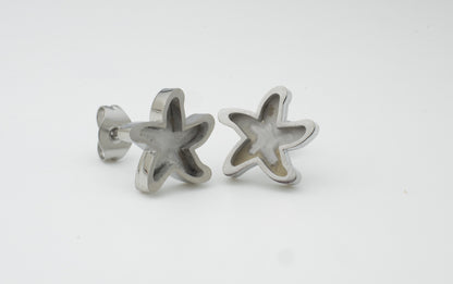 Inlay Earrings - Stainless Steel