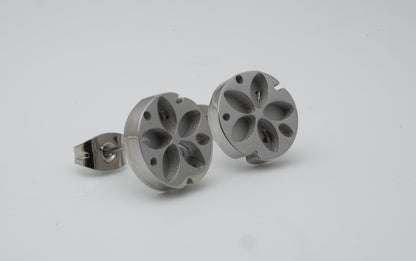 Inlay Earrings - Stainless Steel
