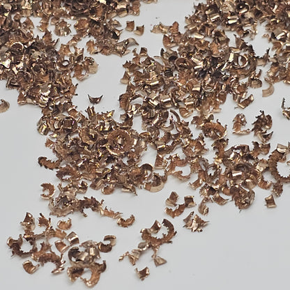 Beryllium copper shavings