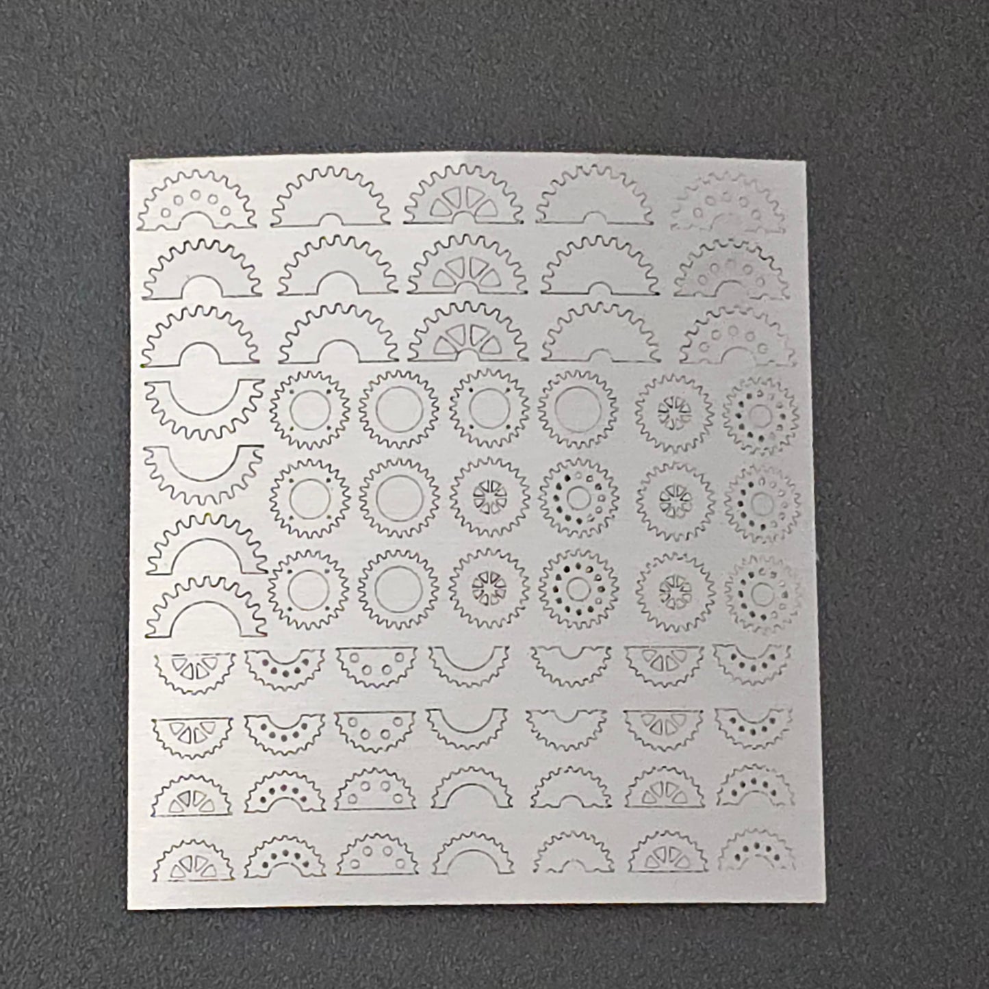 Gear Inlay Cards
