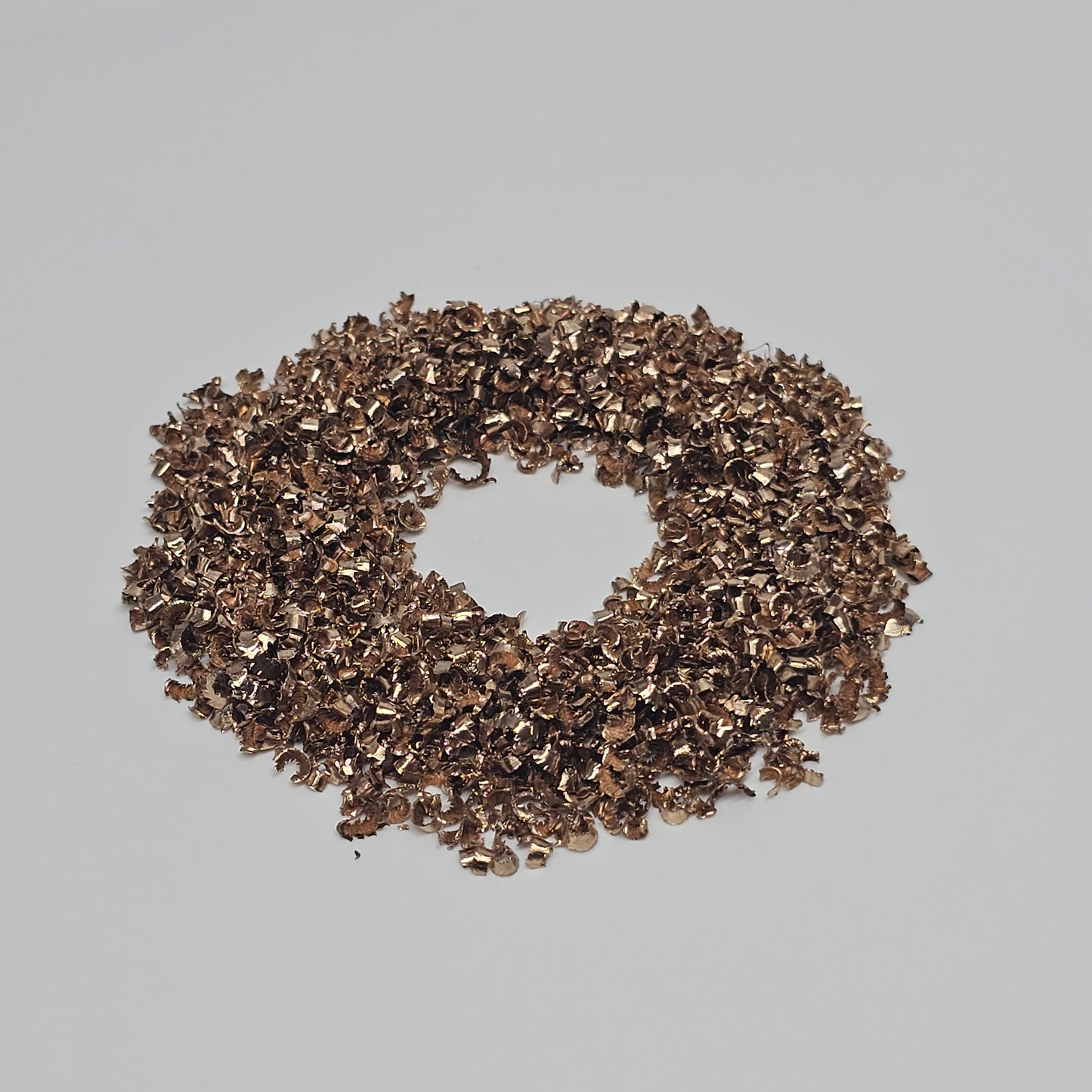 Beryllium copper shavings