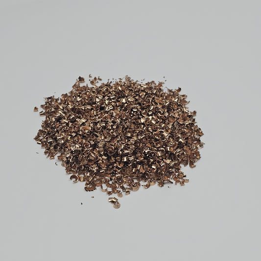 Beryllium copper shavings
