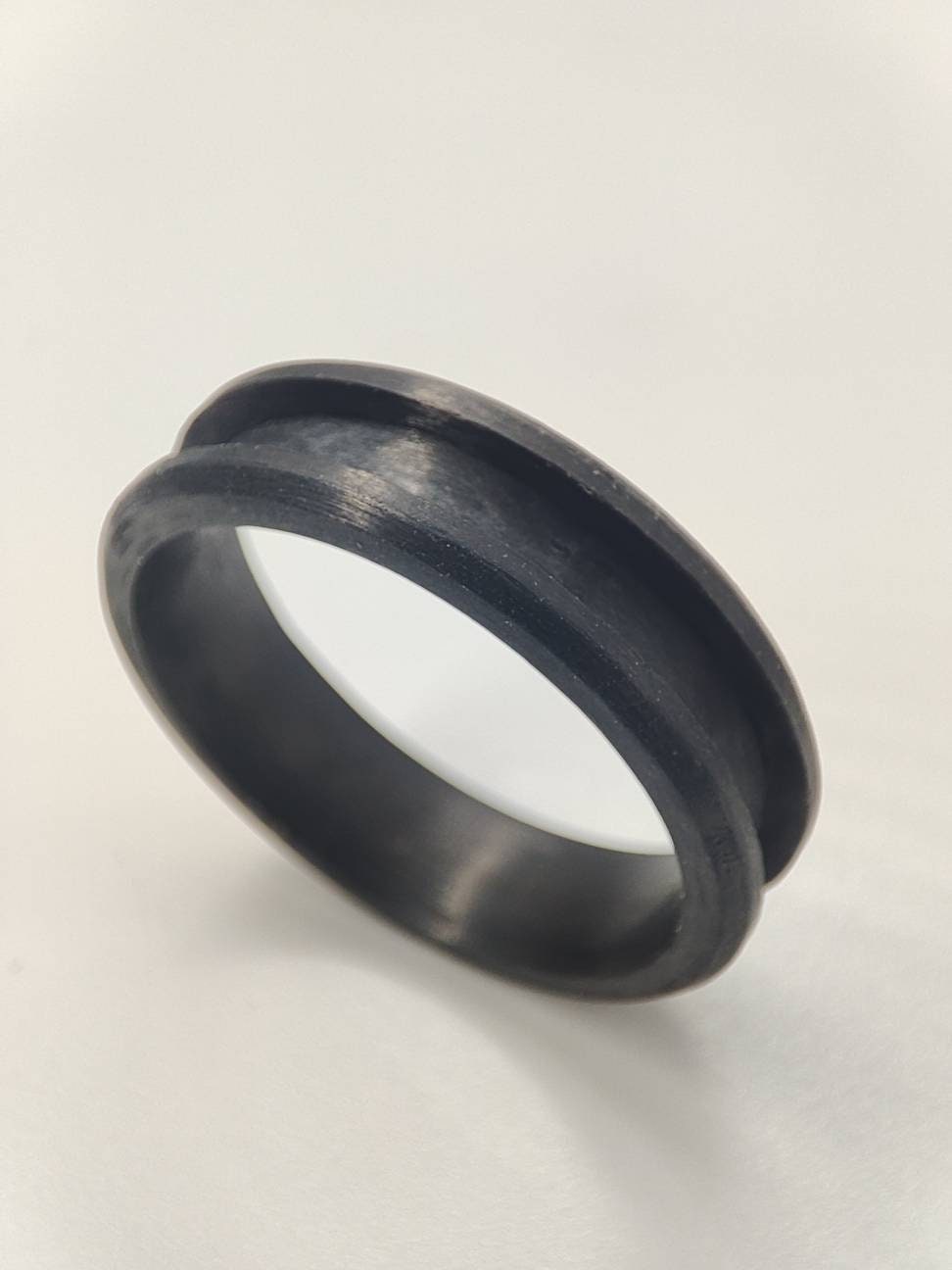 Carbon Fiber Ring Blank.  6mm Wide.  3mm Channel.