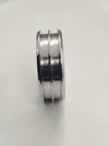 Stainless Steel - Double Channel Ring Blank - 8/2.5