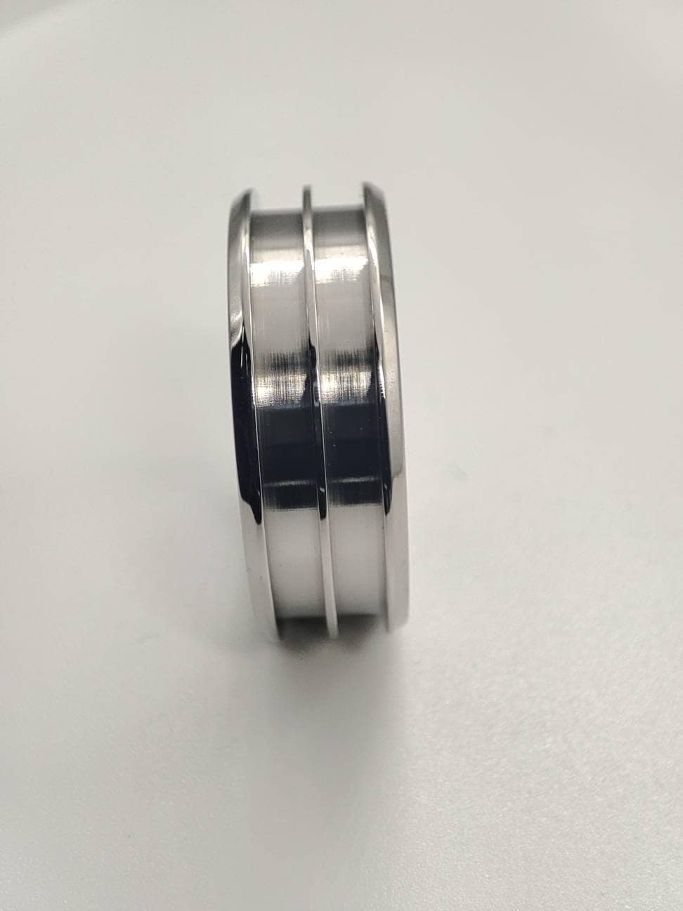 Stainless Steel Double Channel Ring Blank | Bentwood Ring Supplies