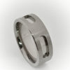 Titanium - Capsule Ring Blank - 8x4